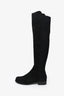 Stuart Weitzman Black Suede 'Gianella' Long Boots Size 7