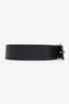 Tom Ford Black Leather Reversible Belt SHW Size 85