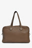 Hermès 2013 Etoupe Clemence Leather Victoria II Bag