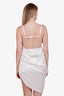 Jacquemus Ivory La Saudade Brodee Mini Dress Size 38