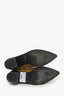 Acne Studios Brown Suede Leather Pointed Toe Ankle Boots Size 40