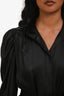 Frame Black Silk Mini Dress Size S