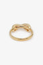Tiffany & Co. 18k Yellow Gold Diamond Infinity Ring Size 3.5