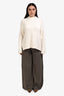Labo.Art Green Cotton Wide-Leg Pants Estimated Size M