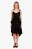 Ulla Johnson Black Silk Ruffled Midi Dress Size 4