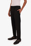 Acne Studios Black Wool Straight Leg Pants Size 48 Mens