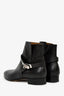 Hermès Black Leather 'Neo' Ankle Boots Size 38