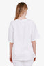 Celine White 'Triomphe' Oversized T-Shirt Size XS