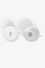 Hermès Black/White Porcelain 'H Deco' Cup and Saucer Set of 2