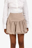 LAMARQUE Beige Mini Skirt Size XS