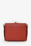 Alexander McQueen Red Grain Calfskin Box Crossbody Bag