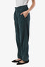 Pantalon cargo en velours vert Brunello Cucinelli taille 36