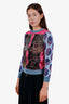 Gucci Multicolour Tiger Heat Lurex Knit Crew Neck Sweater Size XS