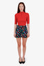 Louis Vuitton x Yayoi Kusama Dark Denim Polka Dot Shorts Size 36