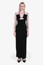 Frame Black Strappy Maxi Dress Size XS