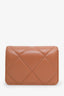 Pre-loved Chanel™ 2021 Nude Quilted Lambskin 19 Cardholder On Chain