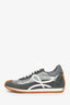 Loewe Grey Mesh Suede Flow Runner Sneakers Size 42 Mens