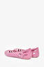 Gucci Pink Jelly GG Flats Size 37