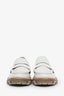 Rag & Bone Grey Patent Leather Platform Loafers Size 39