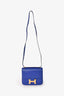 Hermès 2020 Electric Blue Swift Leather Constance 18 GHW