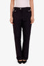 Pre-loved Chanel™ 2024-25 Black Nylon Ski Pants Size 38