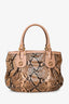 Gucci Pink Python GG Scarlett Tote Bag