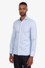 Tom Ford Blue Cotton Button-Up Shirt Size 39 Mens