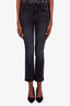 Frame Grey Denim High Waisted 'Le Mini Boot' Jeans Size 28