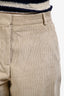 Officine Générale Beige Corduroy 'Sally' Trousers Size 44