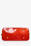 Louis Vuitton 2010 Cherry Red Vernis Leather Alma GM Bag