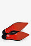 Christian Louboutin Black Satin Knotted Sling Back Heel Size 38.5