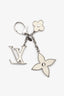 Louis Vuitton Silver Tone/White Fleur D'Epi Charm