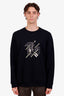 Hermès Navy Cotton Graphic Print Crew Neck Sweatshirt Size XXL Mens