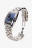 Baume & Mercier Hampton Blue/Silver Toned Stainless Steel Quartz Watch Mens