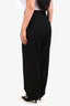 Sofie D'Hoore Navy Blue Wool Drop Waist Trousers Size 42