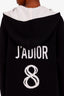Christian Dior Black Cashmere J'Adior 8 Hooded Sweater Size US 2