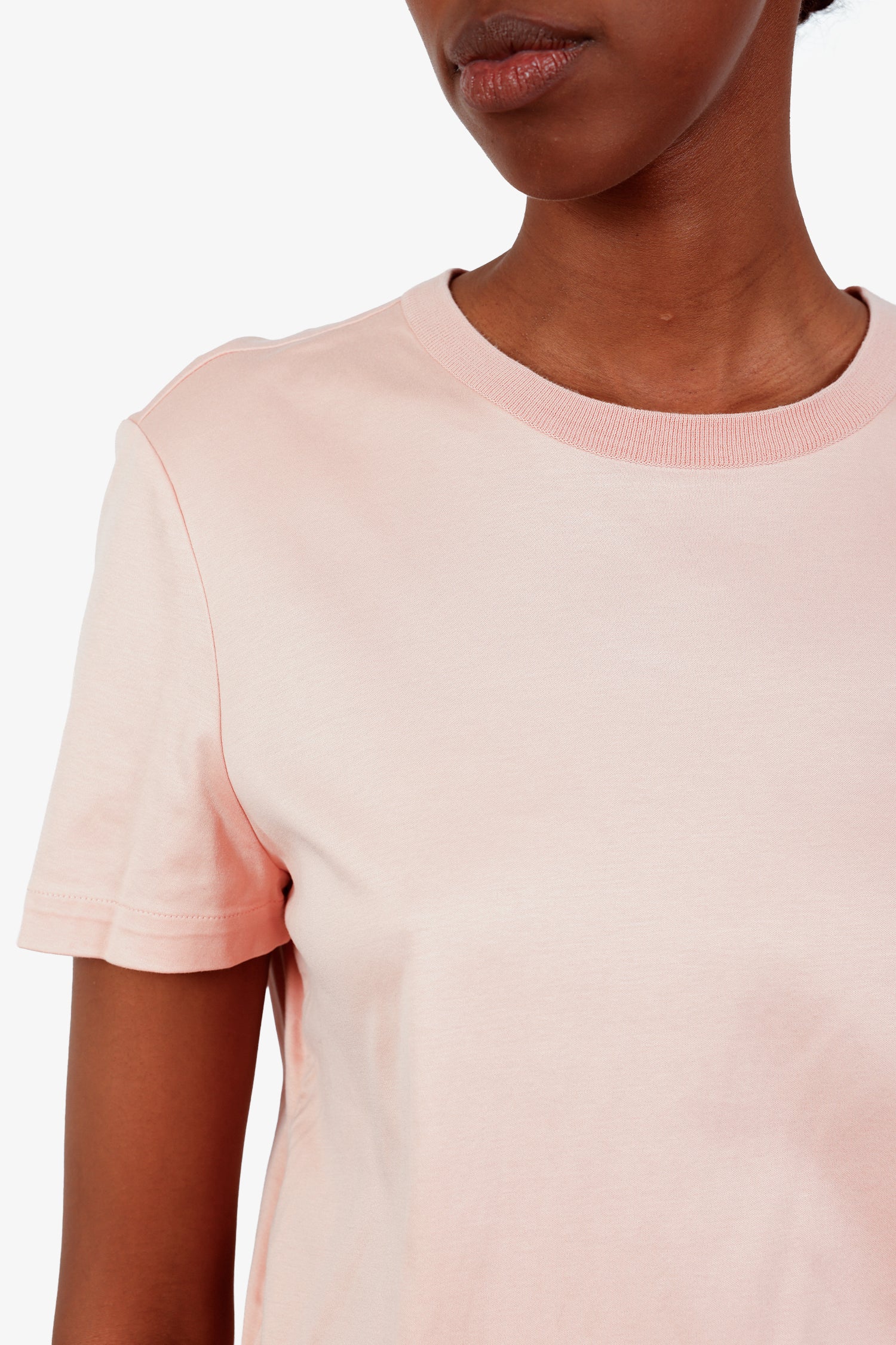 Loro Piana Pink Cotton Logo T-Shirt Size 46 – Mine & Yours