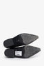 Bottines pointues en cuir verni noir Anine Bing, pointure 39