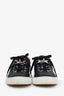 Hermès Black Leather Shearling 'Day Sneaker' Size 37.5