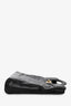 Pre-loved Chanel™ Black Shiny Crumpled Calfskin Quilted Leather Mini 31 Shopping Bag With Straps GHW