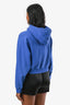 Sweat à capuche court Celine avec logo bleu, taille S