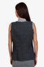 Smythe Grey Plaid Vest Top Size 14