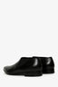 Saint Laurent Black Leather Slip-On Oxford Shoes Size 43.5