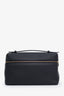 Loro Piana Navy Leather Extra Pocket L27 With Strap