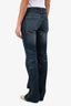 EB Denim Medium Blue Distressed Bootcut Jeans Size 25