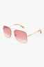 Chloe Pink/Gold 140S Aviator Sunglasses