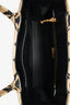 Prada Beige/Black Printed Fabric Large Symbole Tote