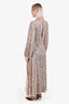 ILTA Rose Gold Sequin Long Sleeve 'Sienna' Dress Size 36