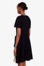 Oscar de la Renta Black Tie Detail SS Midi Dress Size 10