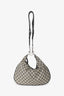Gucci Grey/Navy GG Supreme Coated Canvas Medium Attache Hobo Bag with Two Straps